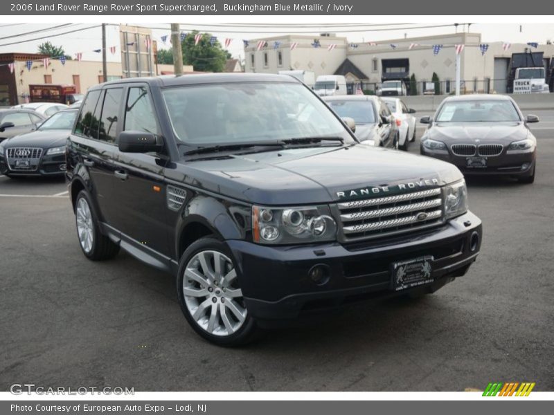 Buckingham Blue Metallic / Ivory 2006 Land Rover Range Rover Sport Supercharged