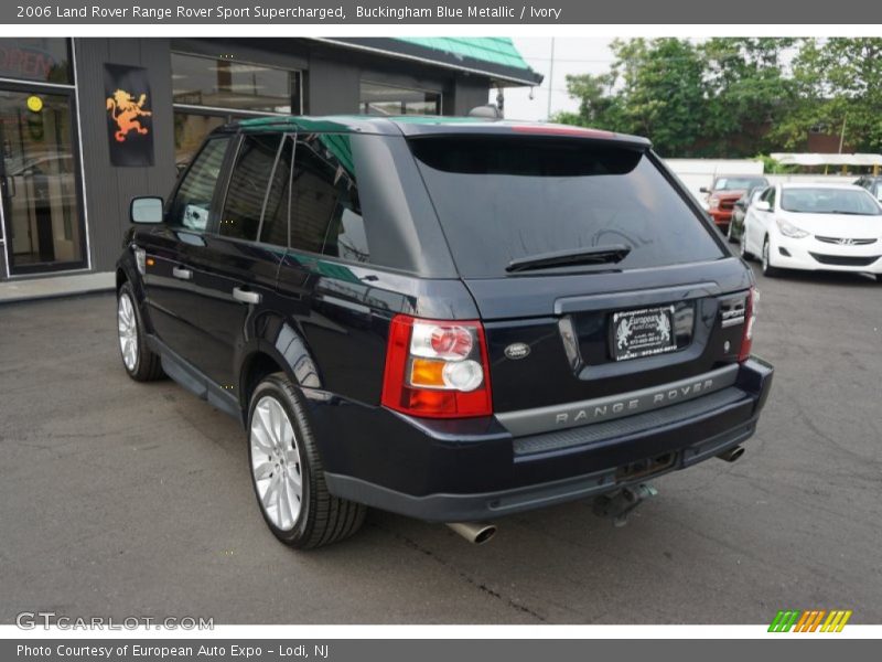 Buckingham Blue Metallic / Ivory 2006 Land Rover Range Rover Sport Supercharged