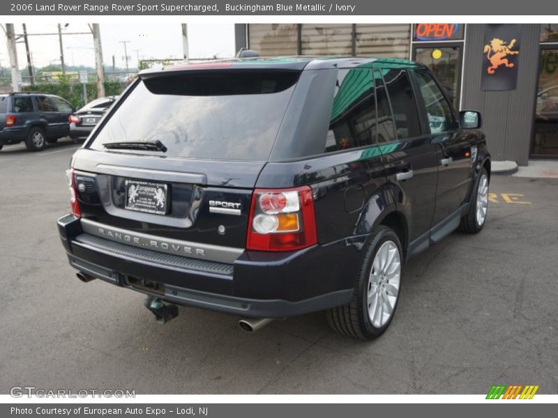 Buckingham Blue Metallic / Ivory 2006 Land Rover Range Rover Sport Supercharged