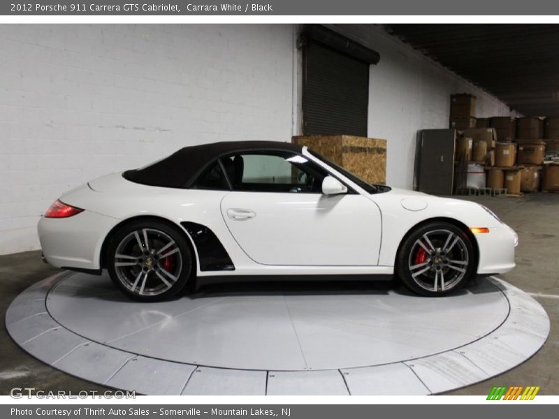 Carrara White / Black 2012 Porsche 911 Carrera GTS Cabriolet