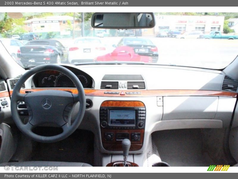 Brilliant Silver Metallic / Ash 2003 Mercedes-Benz S 430 4Matic Sedan