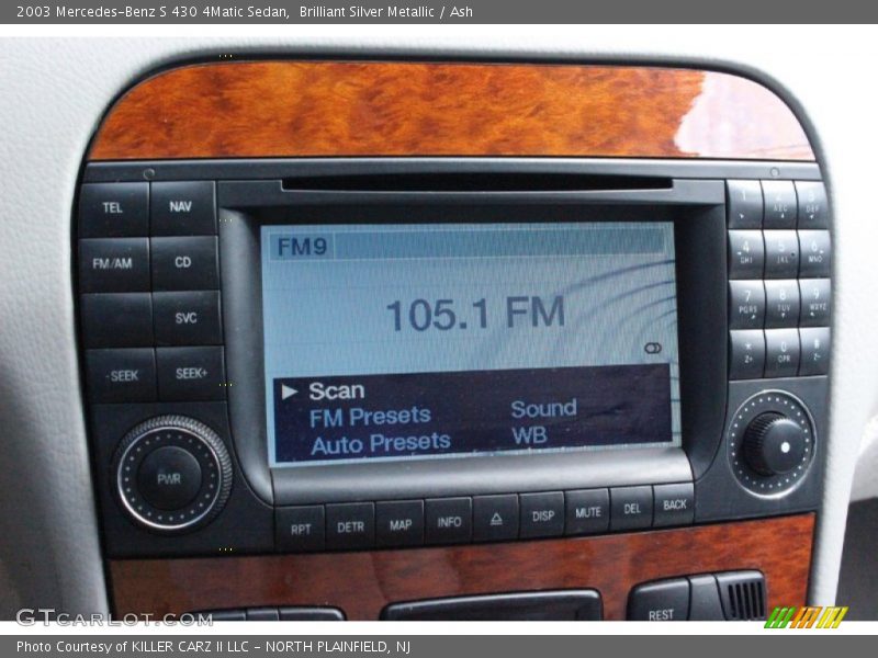 Brilliant Silver Metallic / Ash 2003 Mercedes-Benz S 430 4Matic Sedan