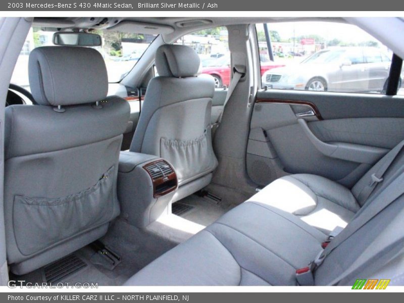 Brilliant Silver Metallic / Ash 2003 Mercedes-Benz S 430 4Matic Sedan