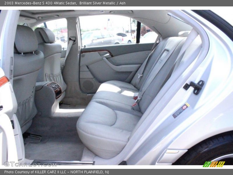 Brilliant Silver Metallic / Ash 2003 Mercedes-Benz S 430 4Matic Sedan