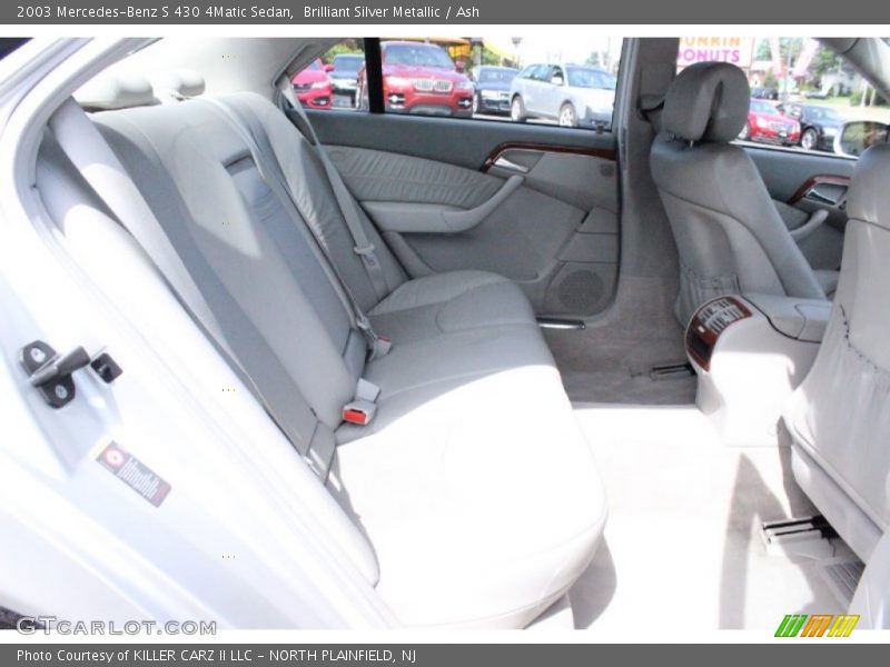 Brilliant Silver Metallic / Ash 2003 Mercedes-Benz S 430 4Matic Sedan