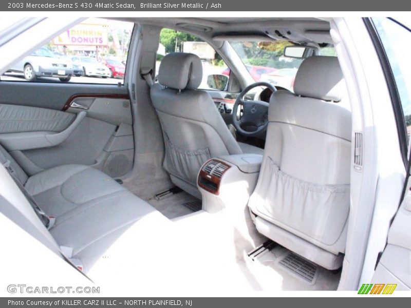 Brilliant Silver Metallic / Ash 2003 Mercedes-Benz S 430 4Matic Sedan