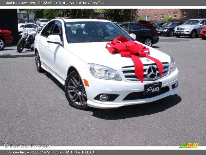 Arctic White / Grey/Black 2008 Mercedes-Benz C 300 4Matic Sport