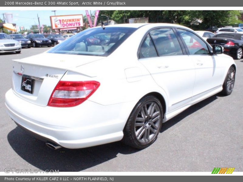 Arctic White / Grey/Black 2008 Mercedes-Benz C 300 4Matic Sport