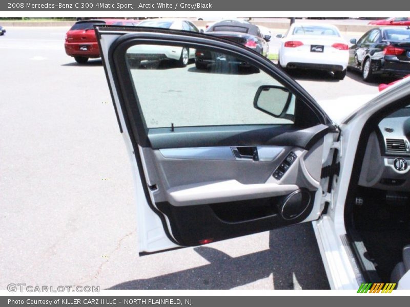 Arctic White / Grey/Black 2008 Mercedes-Benz C 300 4Matic Sport