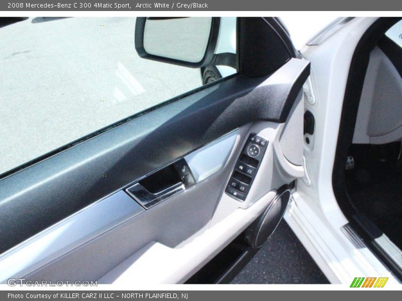 Arctic White / Grey/Black 2008 Mercedes-Benz C 300 4Matic Sport