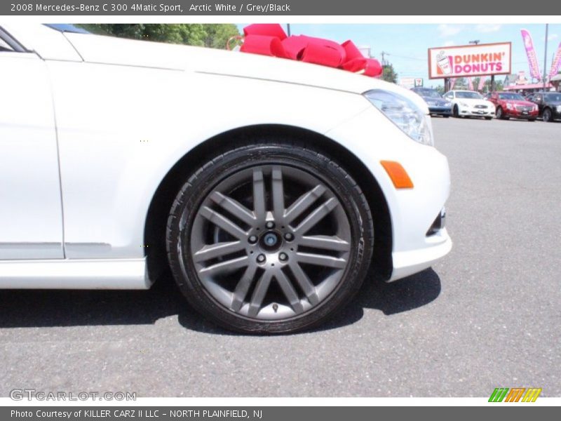 Arctic White / Grey/Black 2008 Mercedes-Benz C 300 4Matic Sport