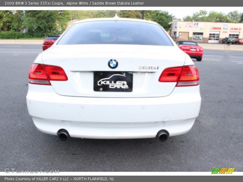 Alpine White / Saddle Brown Dakota Leather 2009 BMW 3 Series 335xi Coupe