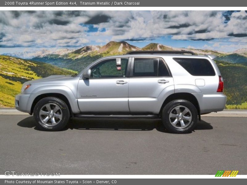 Titanium Metallic / Dark Charcoal 2008 Toyota 4Runner Sport Edition 4x4
