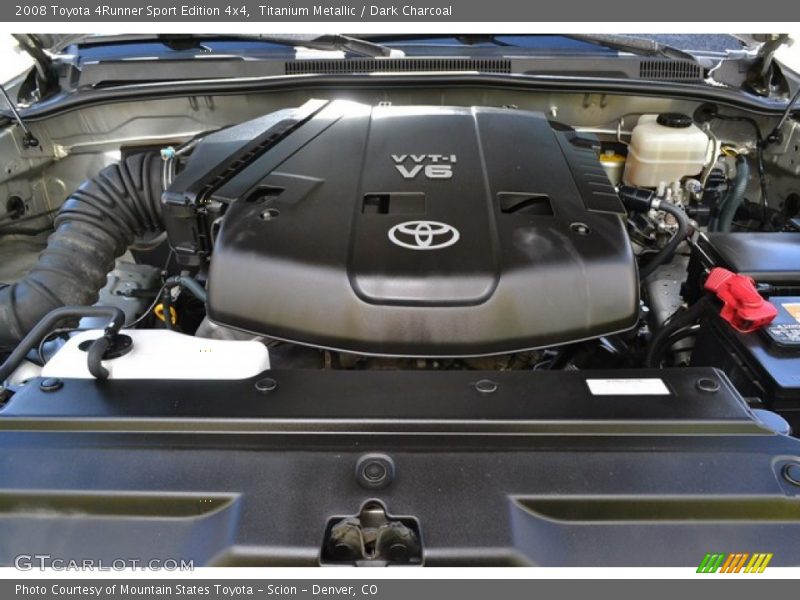 Titanium Metallic / Dark Charcoal 2008 Toyota 4Runner Sport Edition 4x4