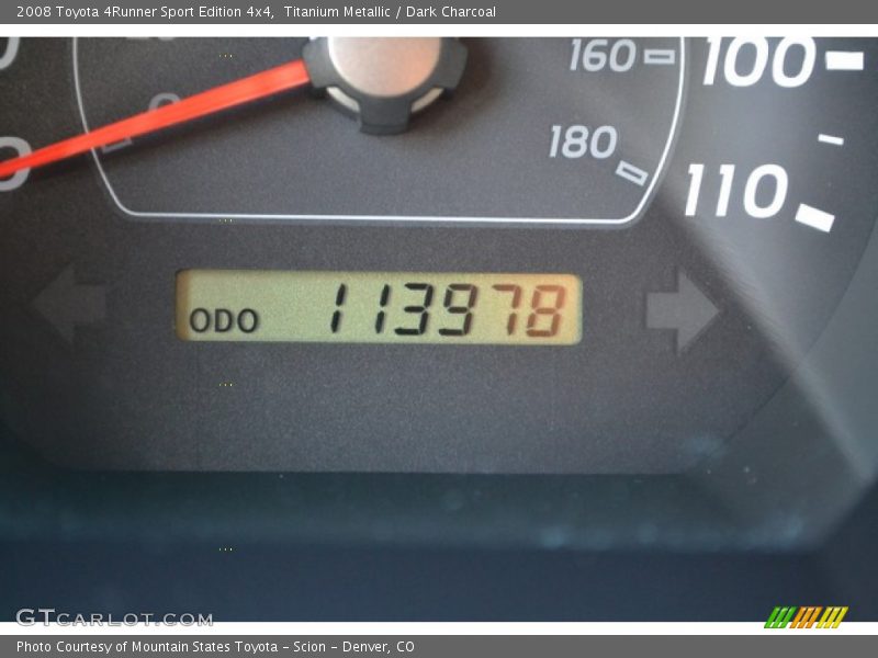Titanium Metallic / Dark Charcoal 2008 Toyota 4Runner Sport Edition 4x4