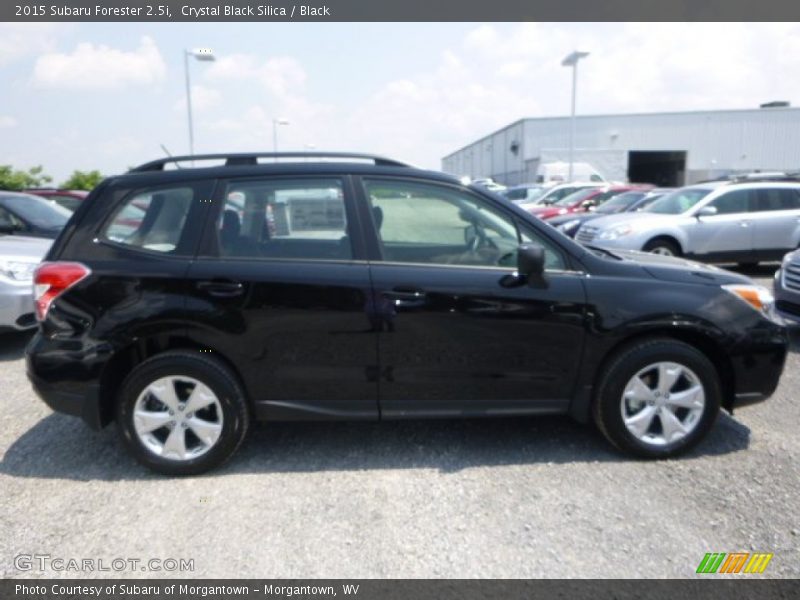 Crystal Black Silica / Black 2015 Subaru Forester 2.5i