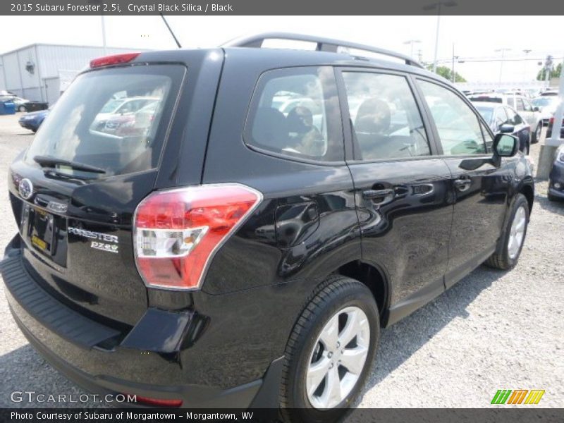 Crystal Black Silica / Black 2015 Subaru Forester 2.5i