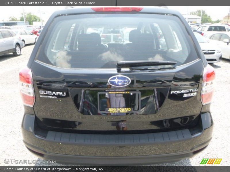 Crystal Black Silica / Black 2015 Subaru Forester 2.5i
