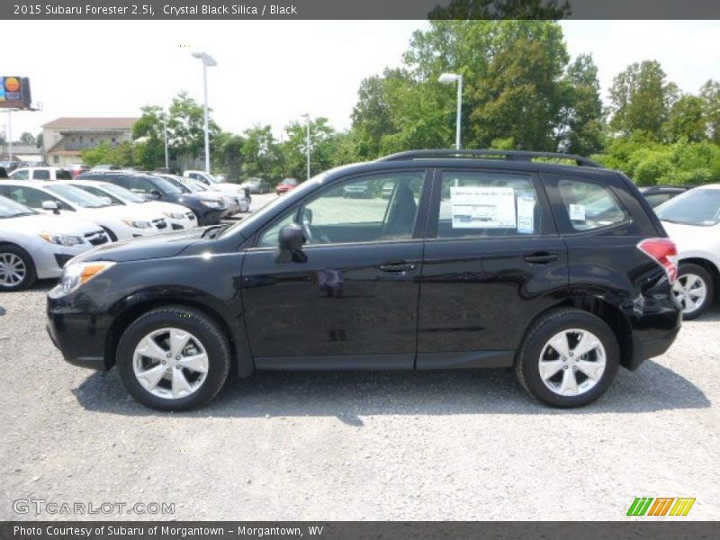 Crystal Black Silica / Black 2015 Subaru Forester 2.5i