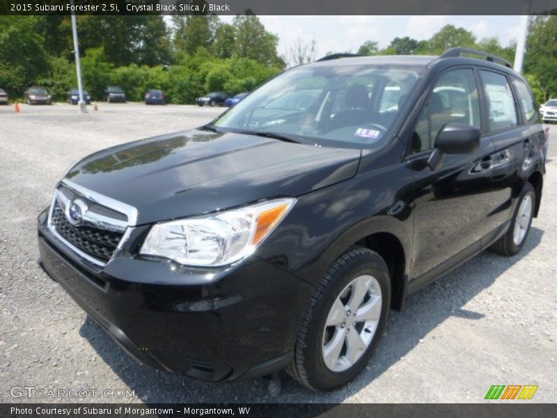 Crystal Black Silica / Black 2015 Subaru Forester 2.5i