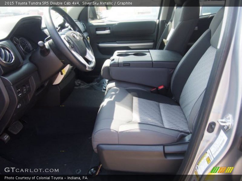 Silver Sky Metallic / Graphite 2015 Toyota Tundra SR5 Double Cab 4x4