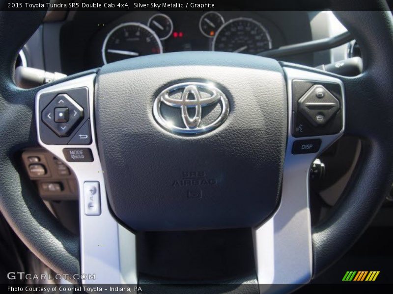 Silver Sky Metallic / Graphite 2015 Toyota Tundra SR5 Double Cab 4x4
