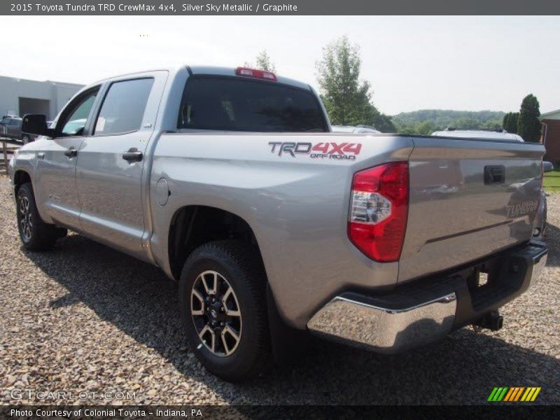 Silver Sky Metallic / Graphite 2015 Toyota Tundra TRD CrewMax 4x4
