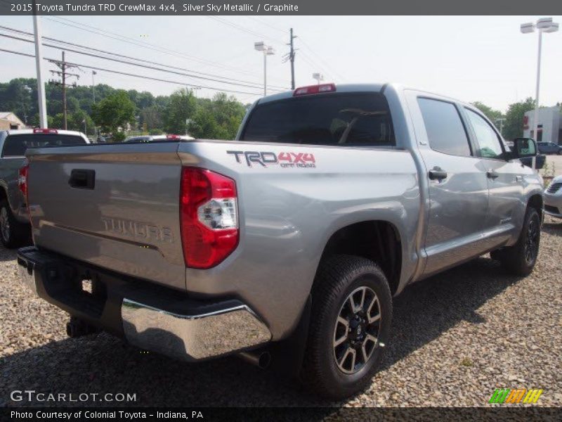 Silver Sky Metallic / Graphite 2015 Toyota Tundra TRD CrewMax 4x4