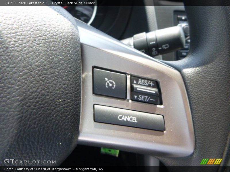 Crystal Black Silica / Black 2015 Subaru Forester 2.5i