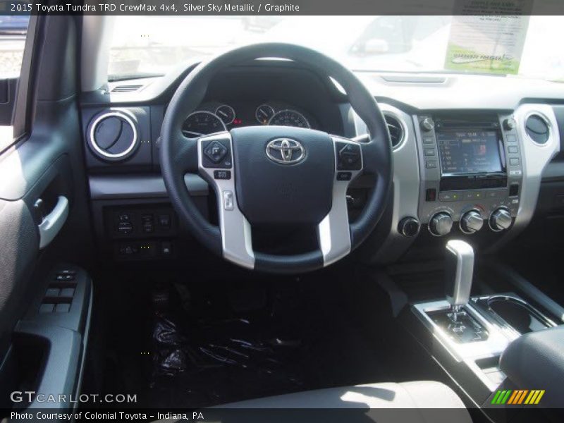 Silver Sky Metallic / Graphite 2015 Toyota Tundra TRD CrewMax 4x4