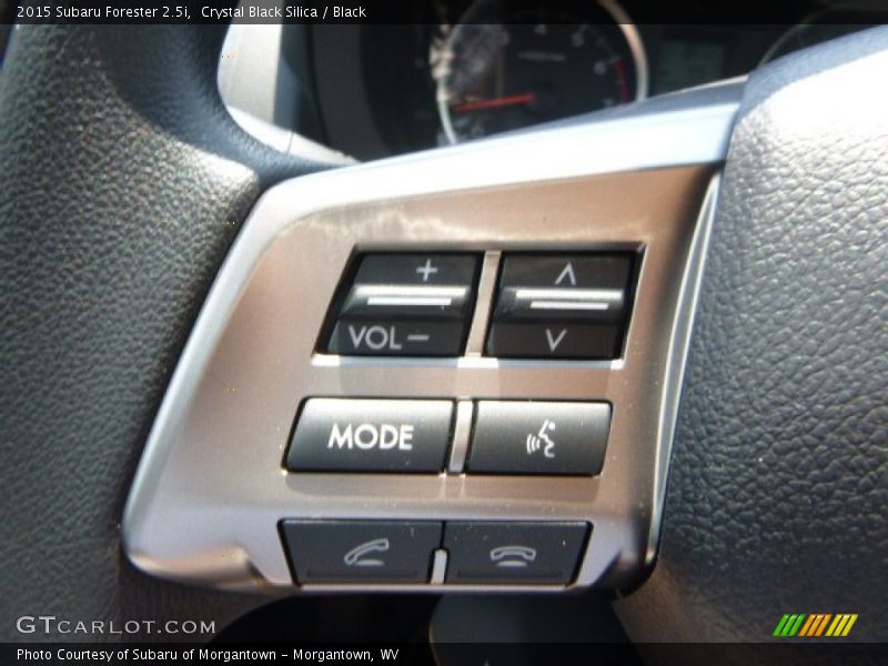 Crystal Black Silica / Black 2015 Subaru Forester 2.5i