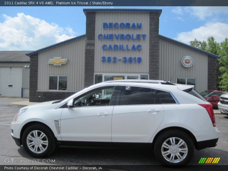 Platinum Ice Tricoat / Shale/Ebony 2011 Cadillac SRX 4 V6 AWD