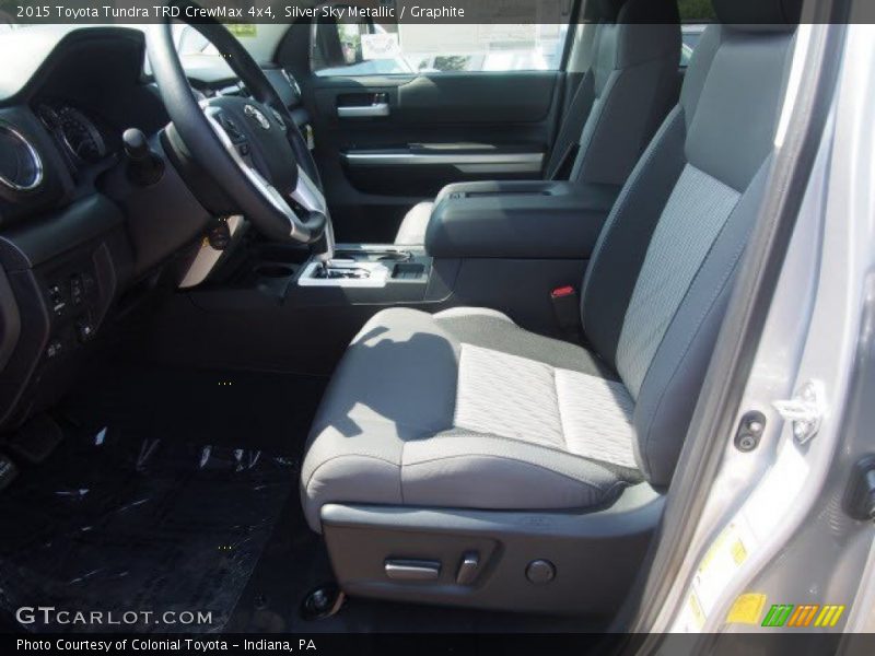 Silver Sky Metallic / Graphite 2015 Toyota Tundra TRD CrewMax 4x4