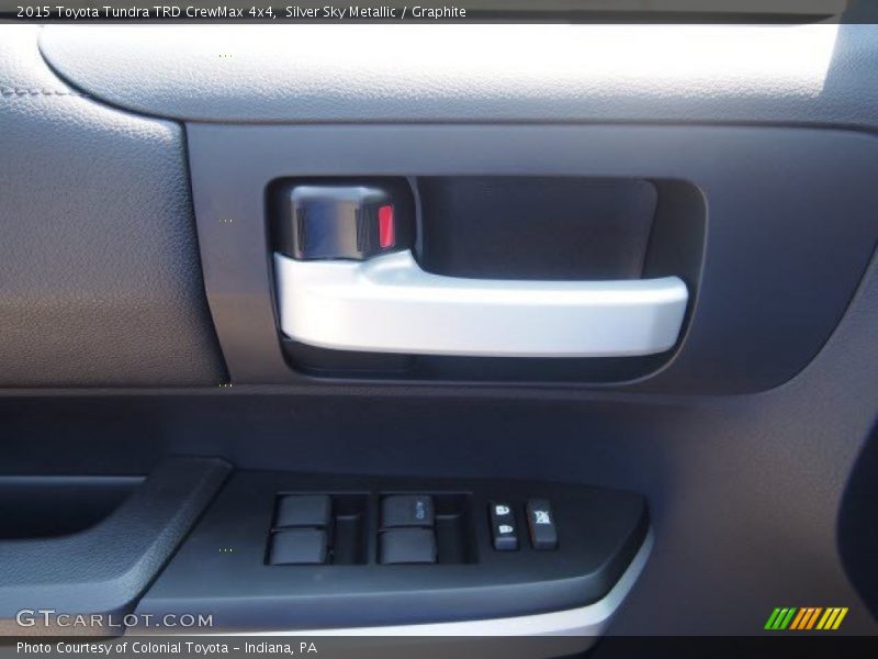 Silver Sky Metallic / Graphite 2015 Toyota Tundra TRD CrewMax 4x4
