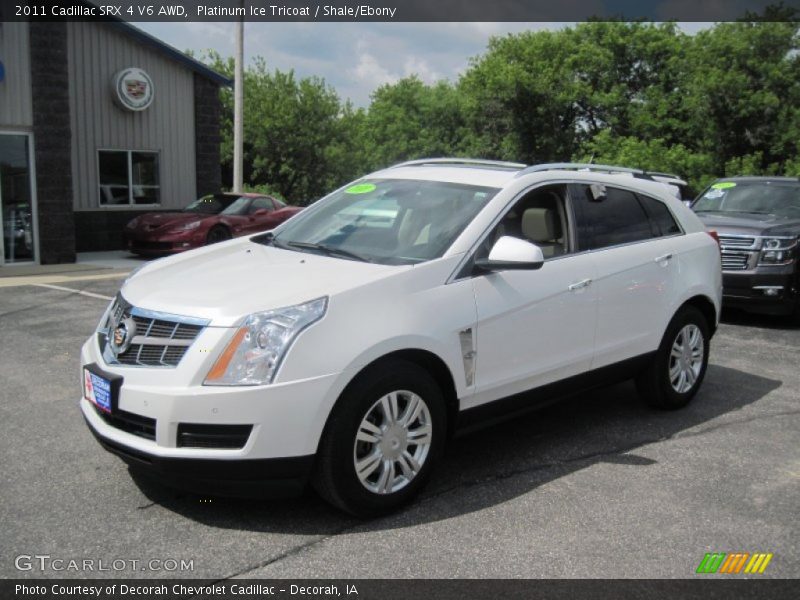 Platinum Ice Tricoat / Shale/Ebony 2011 Cadillac SRX 4 V6 AWD