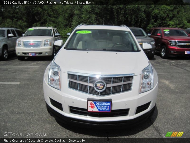 Platinum Ice Tricoat / Shale/Ebony 2011 Cadillac SRX 4 V6 AWD