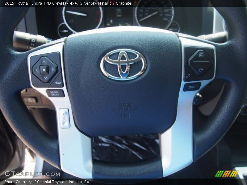 Silver Sky Metallic / Graphite 2015 Toyota Tundra TRD CrewMax 4x4