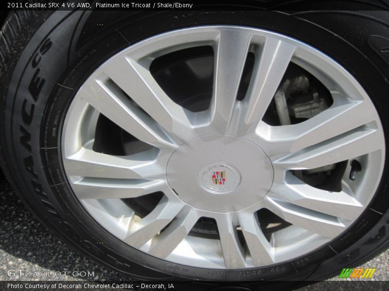 Platinum Ice Tricoat / Shale/Ebony 2011 Cadillac SRX 4 V6 AWD