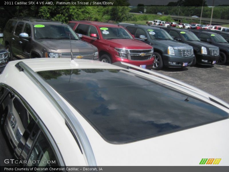 Platinum Ice Tricoat / Shale/Ebony 2011 Cadillac SRX 4 V6 AWD