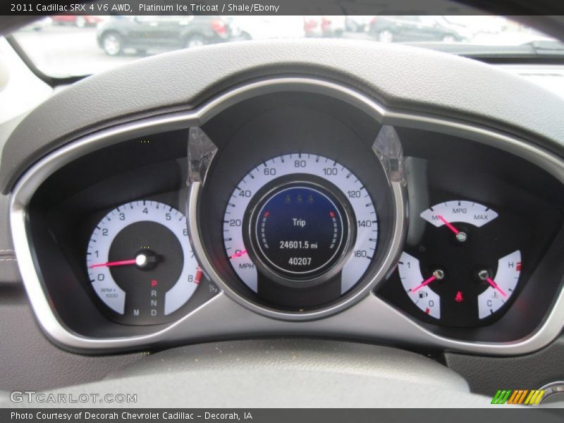 Platinum Ice Tricoat / Shale/Ebony 2011 Cadillac SRX 4 V6 AWD