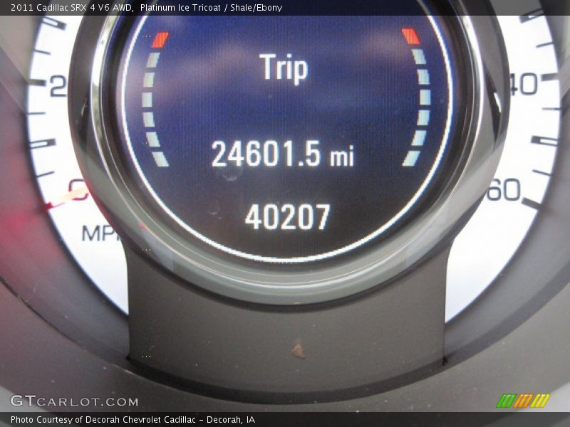 Platinum Ice Tricoat / Shale/Ebony 2011 Cadillac SRX 4 V6 AWD