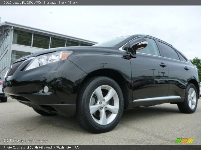 Stargazer Black / Black 2012 Lexus RX 350 AWD