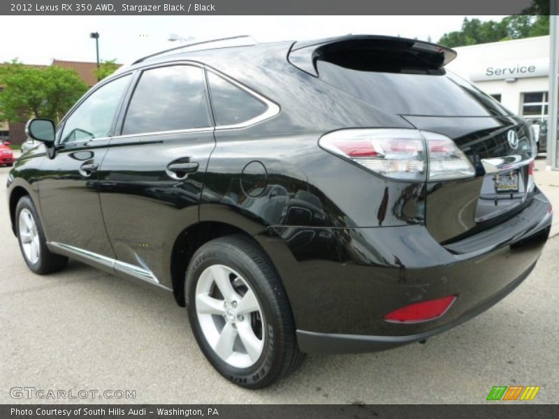 Stargazer Black / Black 2012 Lexus RX 350 AWD