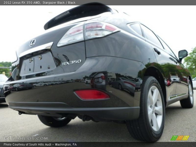 Stargazer Black / Black 2012 Lexus RX 350 AWD