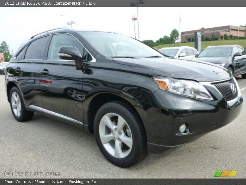 Stargazer Black / Black 2012 Lexus RX 350 AWD