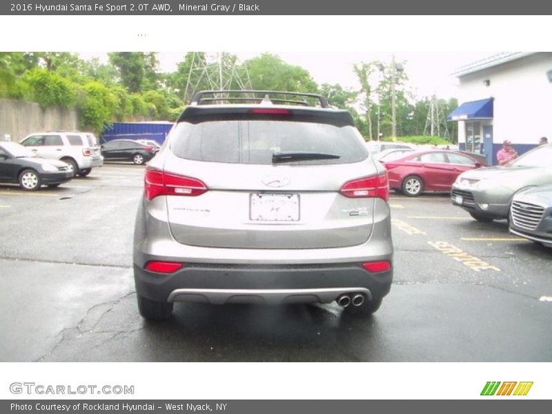 Mineral Gray / Black 2016 Hyundai Santa Fe Sport 2.0T AWD