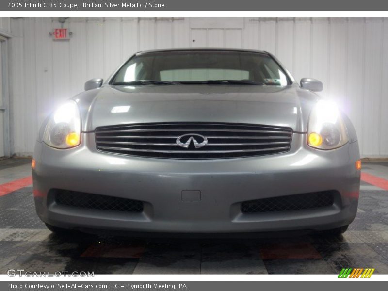 Brilliant Silver Metallic / Stone 2005 Infiniti G 35 Coupe