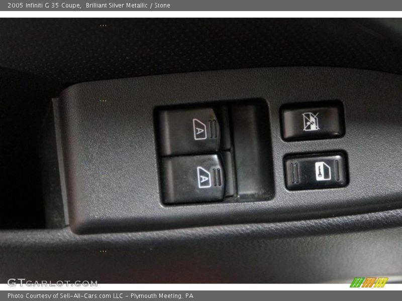 Brilliant Silver Metallic / Stone 2005 Infiniti G 35 Coupe