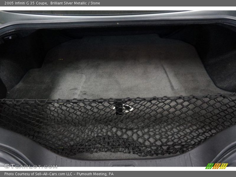 Brilliant Silver Metallic / Stone 2005 Infiniti G 35 Coupe