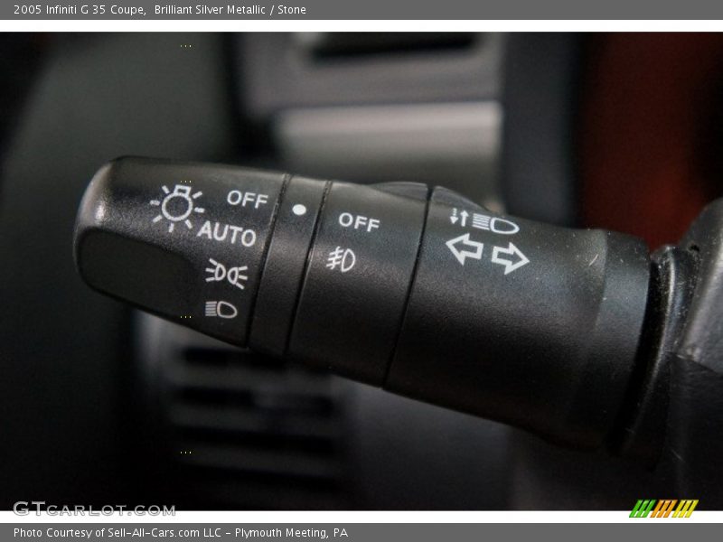 Brilliant Silver Metallic / Stone 2005 Infiniti G 35 Coupe